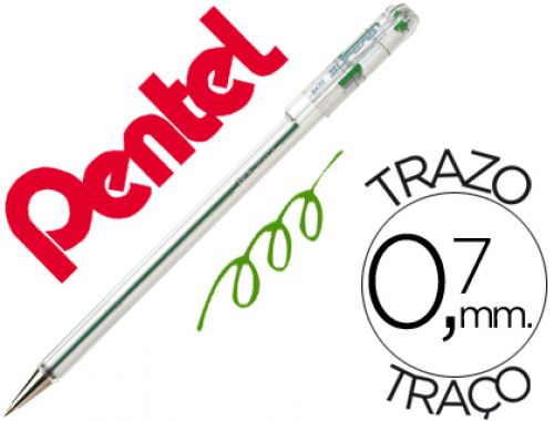 Esferografica pentel bk77 verde , Pentel , 45108 , 3474370077042